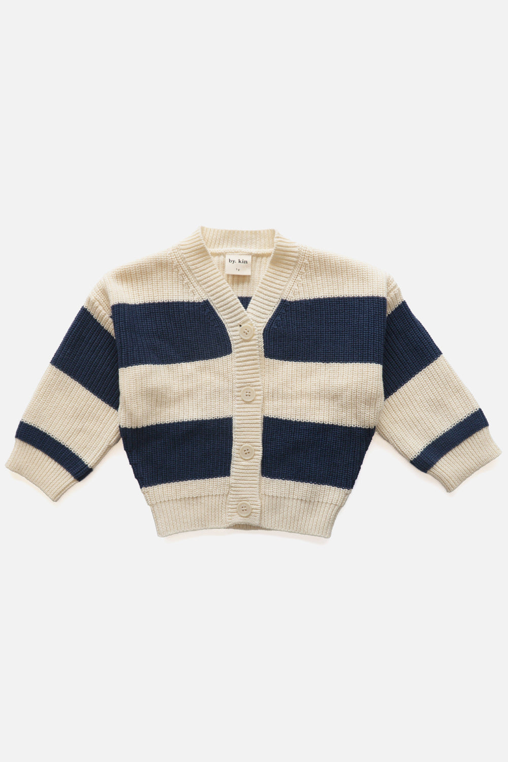 stripe kids cardigan
