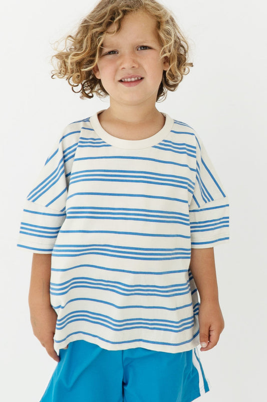 Azure Stripe Tee