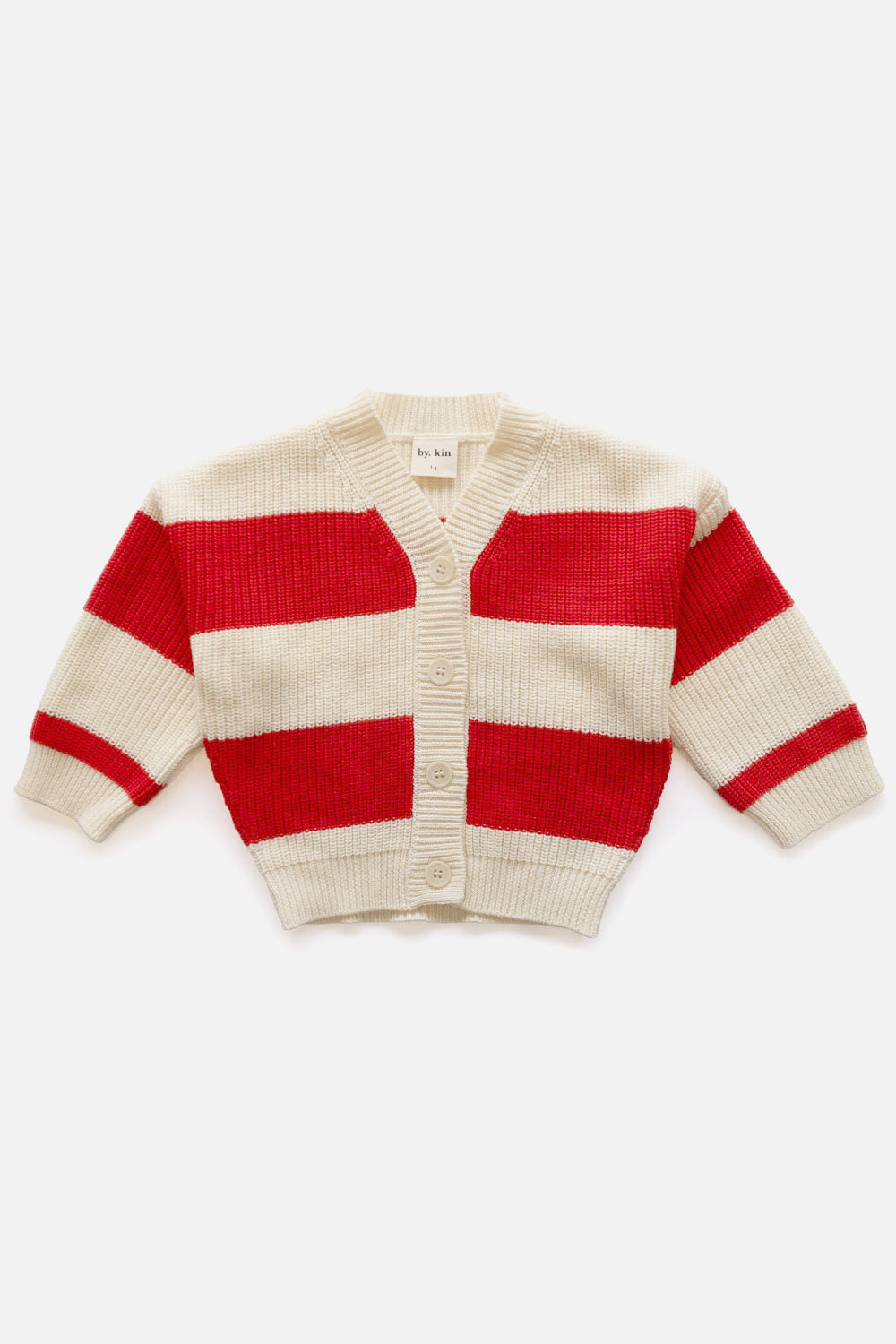 stripe kids cardigan