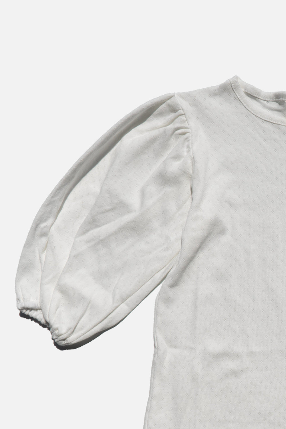 girls white bubble sleeve top 4